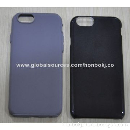 Case for iPhone 6, Made of PC+Silicone, Two-piece Design